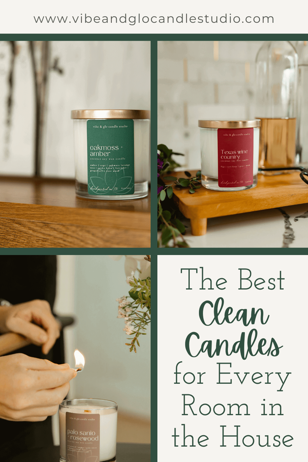 The Best Clean Candles for Every Room in the House - Vibe & Glo Candle Studio
