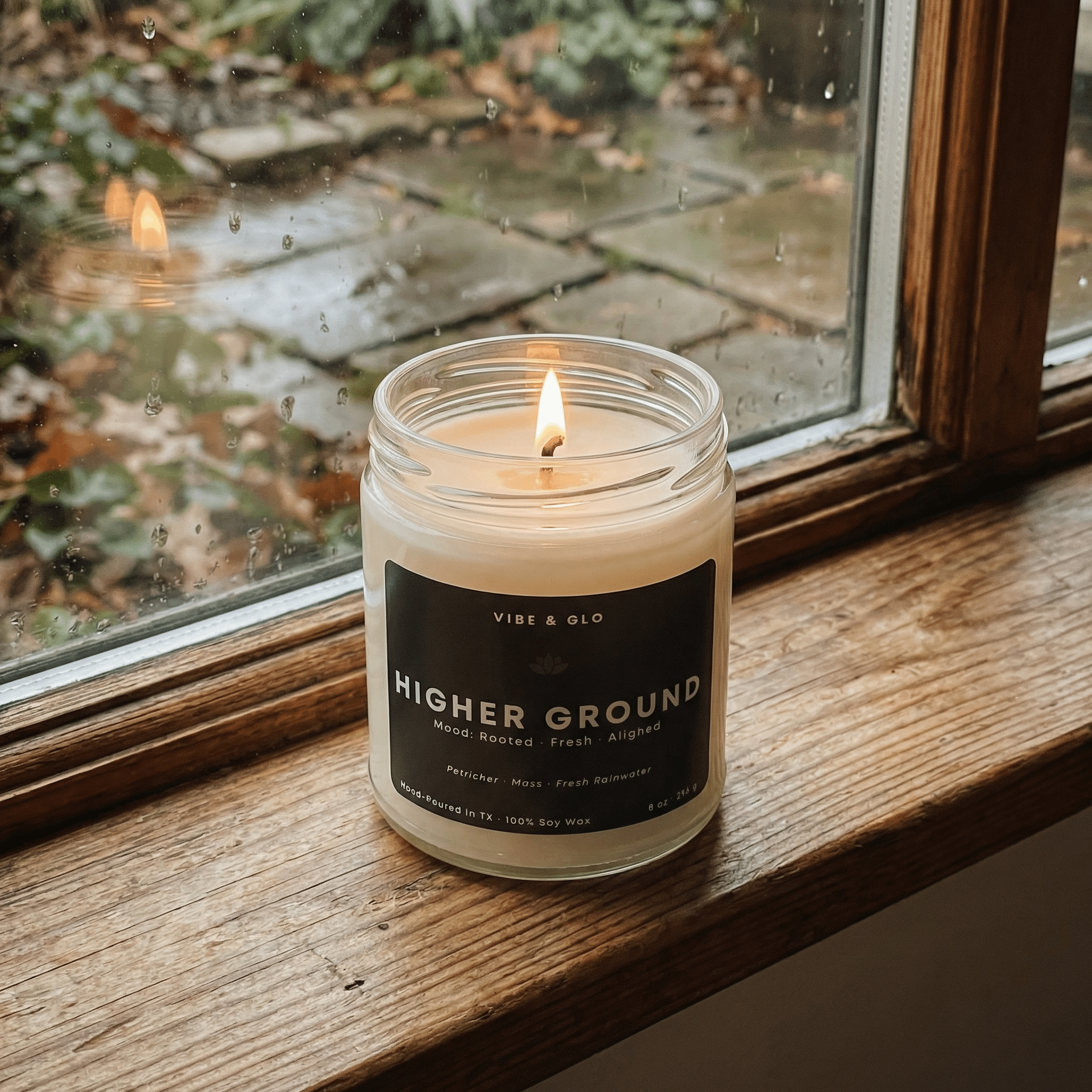 8 oz Soy Candles – Single Wick Clean Burning Jar Candles - Vibe & Glo Candle Studio