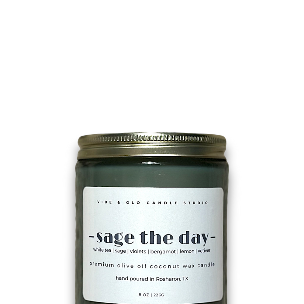 Sage The Day Wood Wick Candle