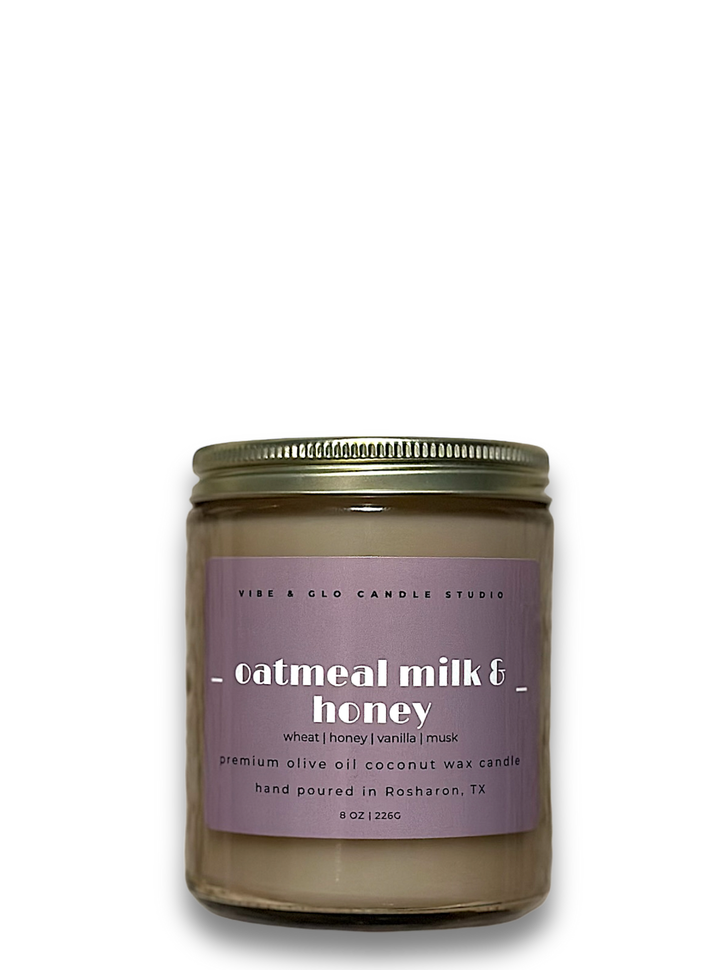 Oatmeal Milk & Honey Wood Wick Candle