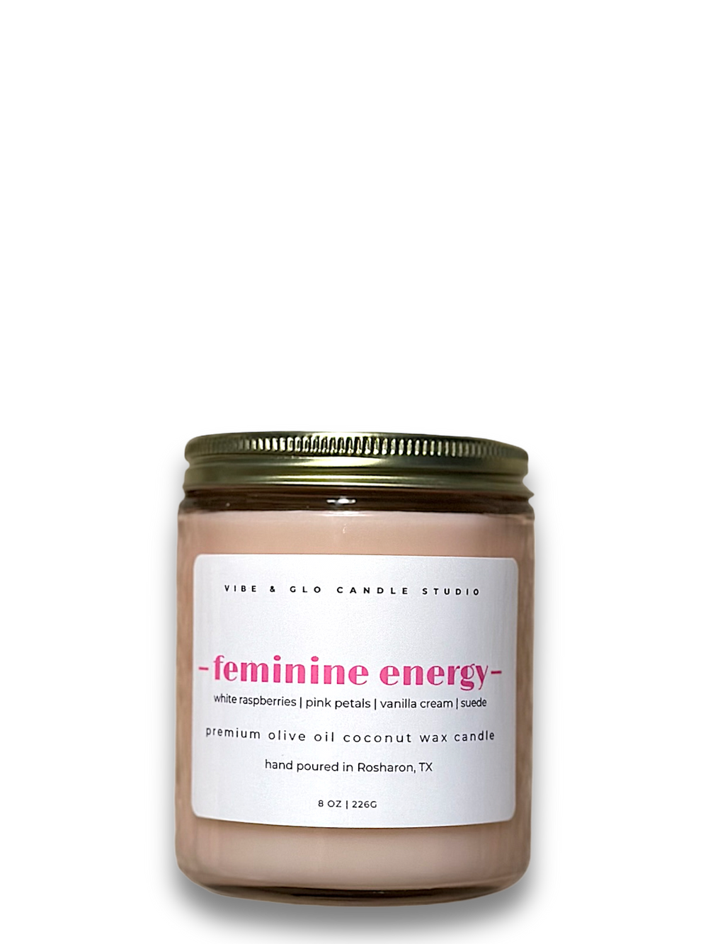 Feminine Energy Wood Wick Candle