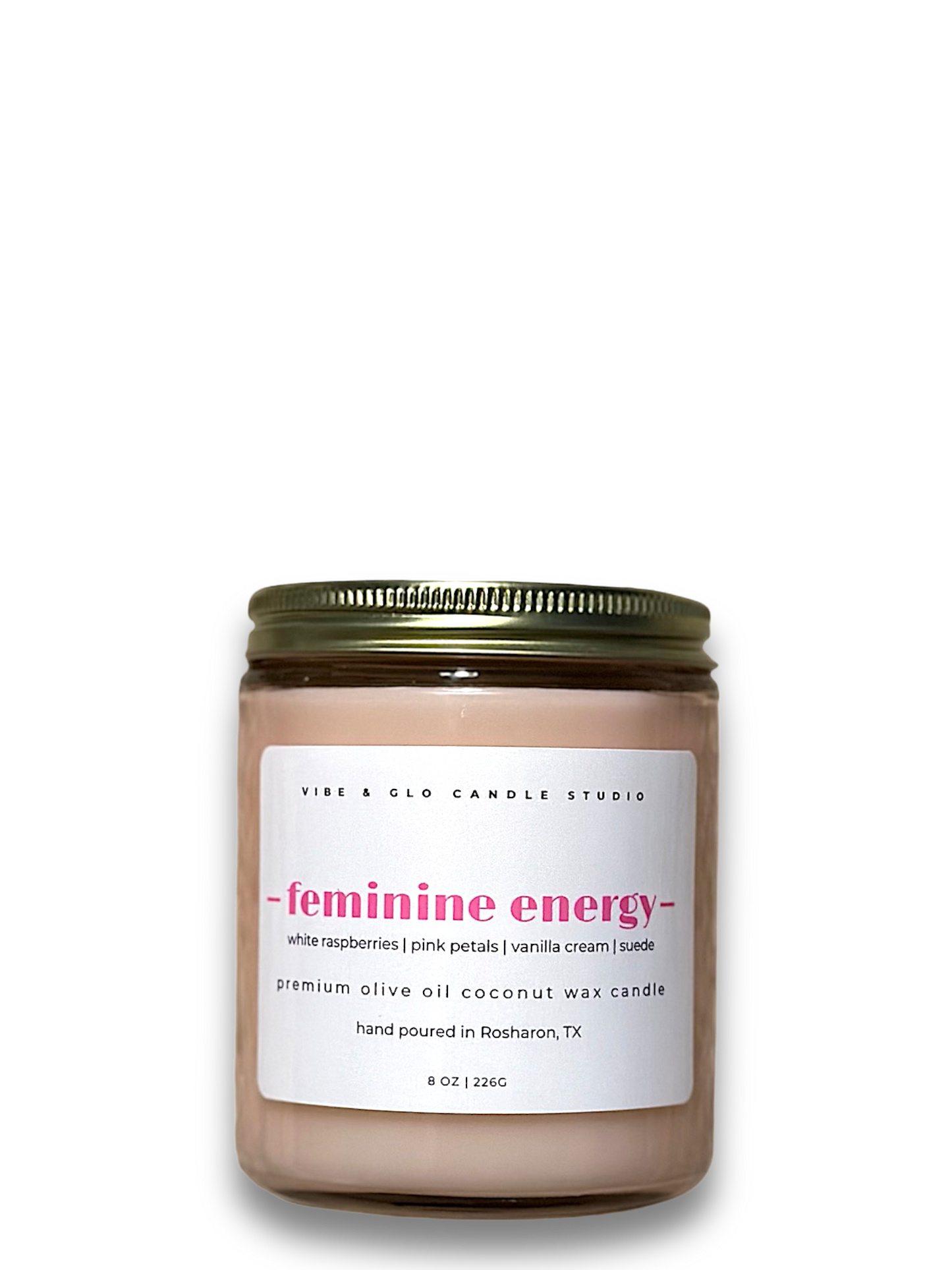 Feminine Energy Wood Wick Candle