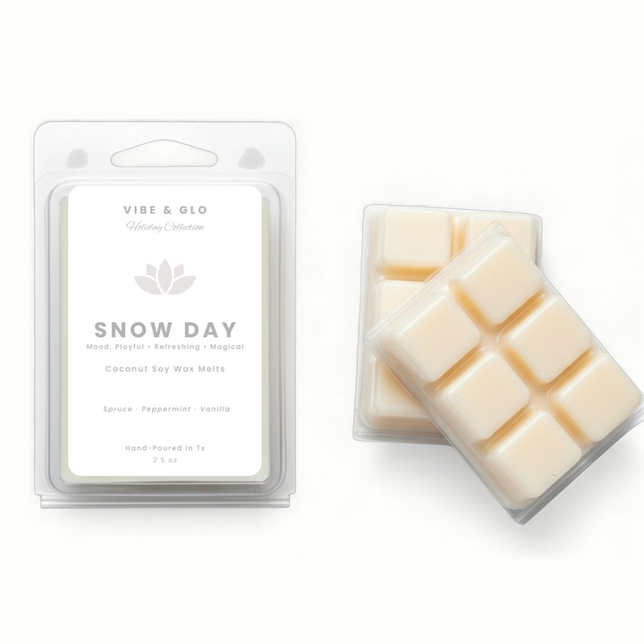 Snow Day Wax Melts | Spruce, Peppermint, Vanilla Scent