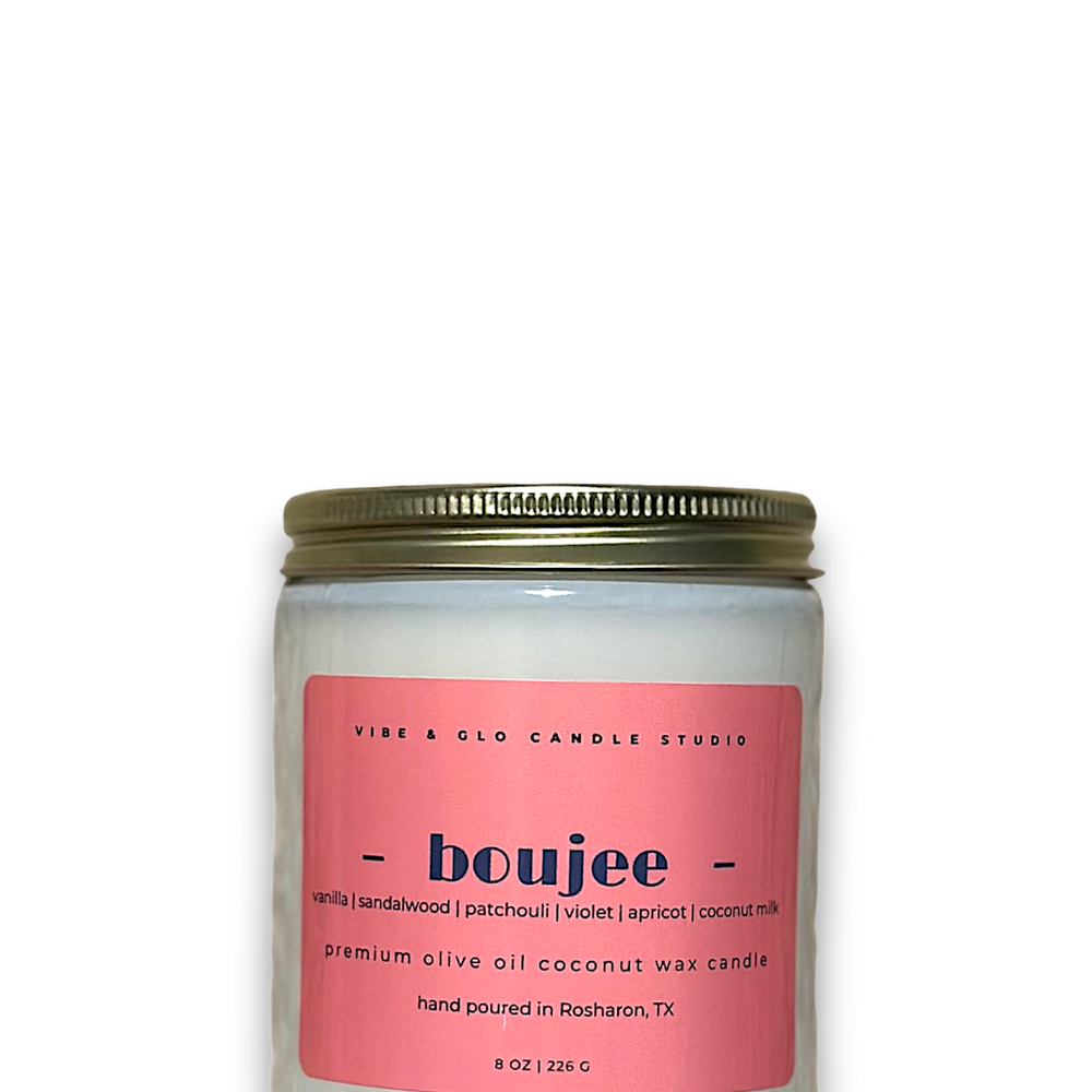 
                      
                        “Boujee” Wood Wick Candle
                      
                    