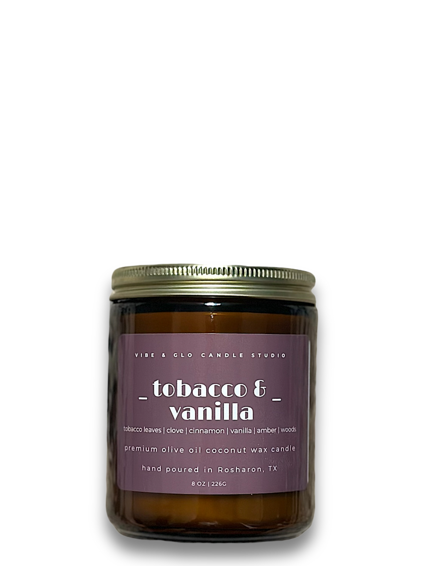 Tobacco & Vanilla Wood Wick Candle