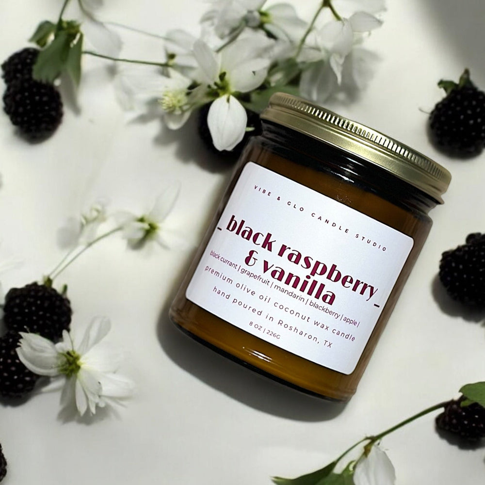 
                      
                        Black Raspberry & Vanilla Wood Wick Candle
                      
                    