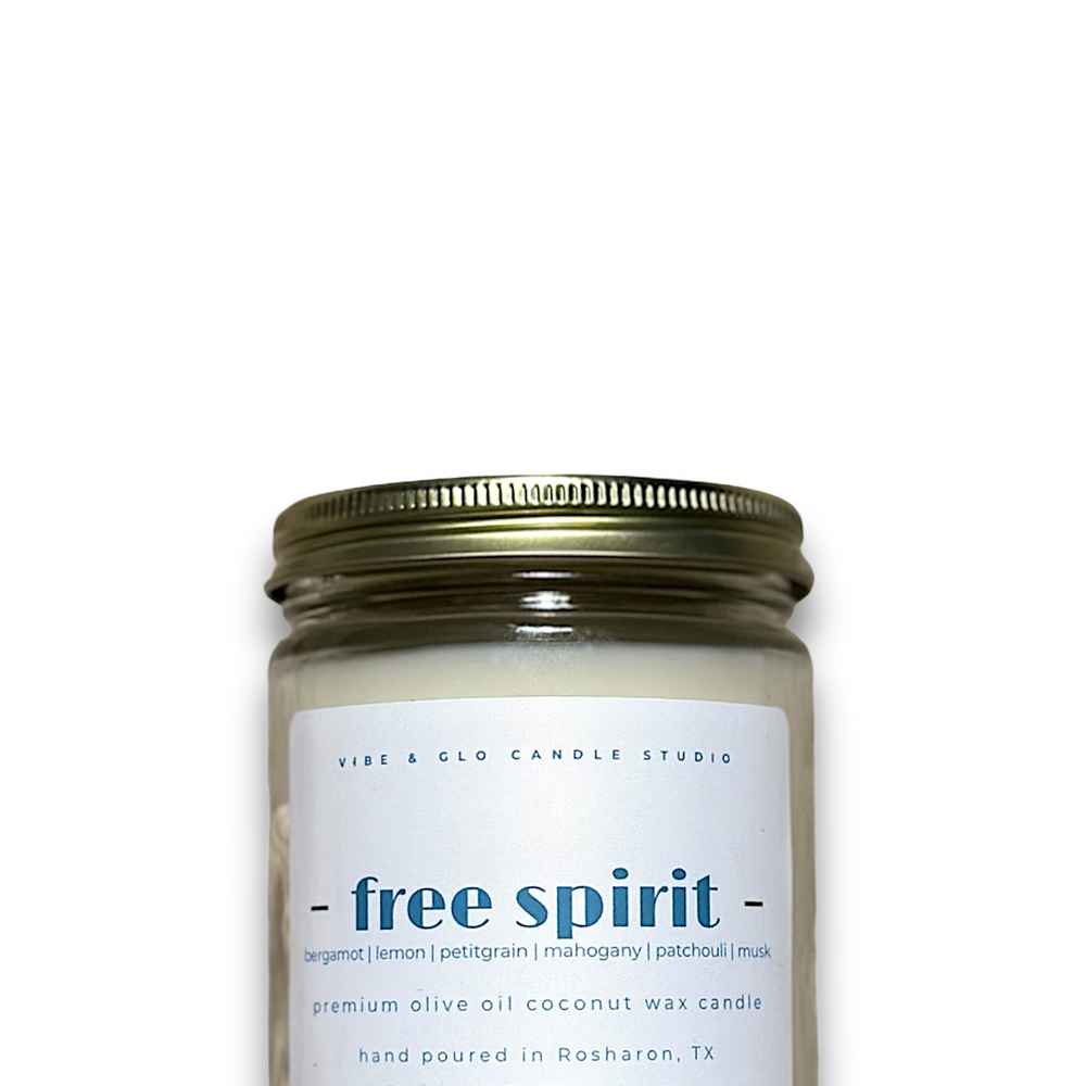 Free Spirit Wood Wick Candle