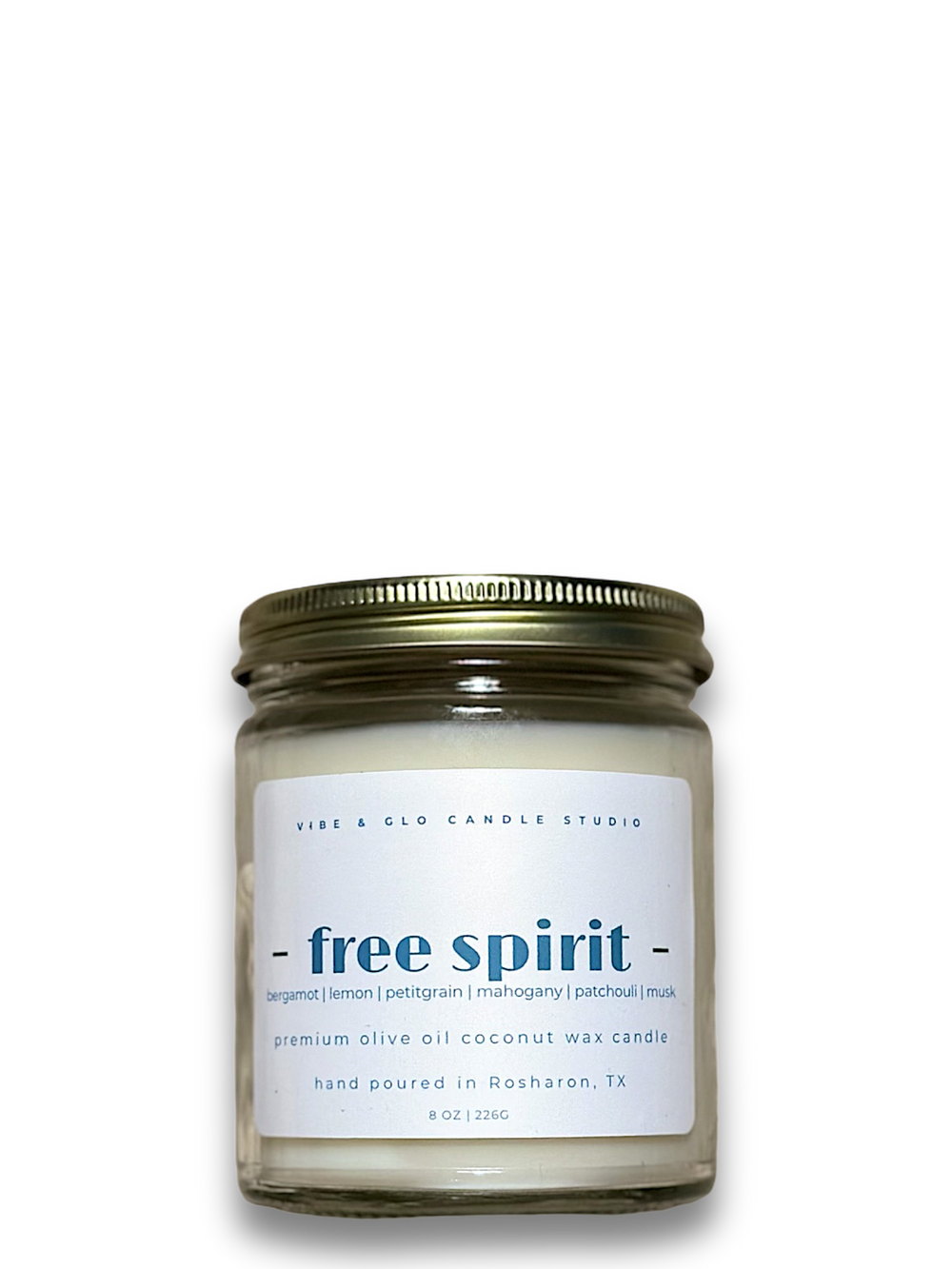 Free Spirit Wood Wick Candle