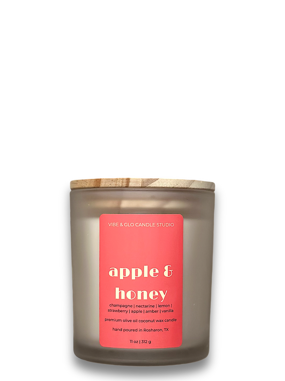 Apple & Honey Wood Wick Candle | 11 oz