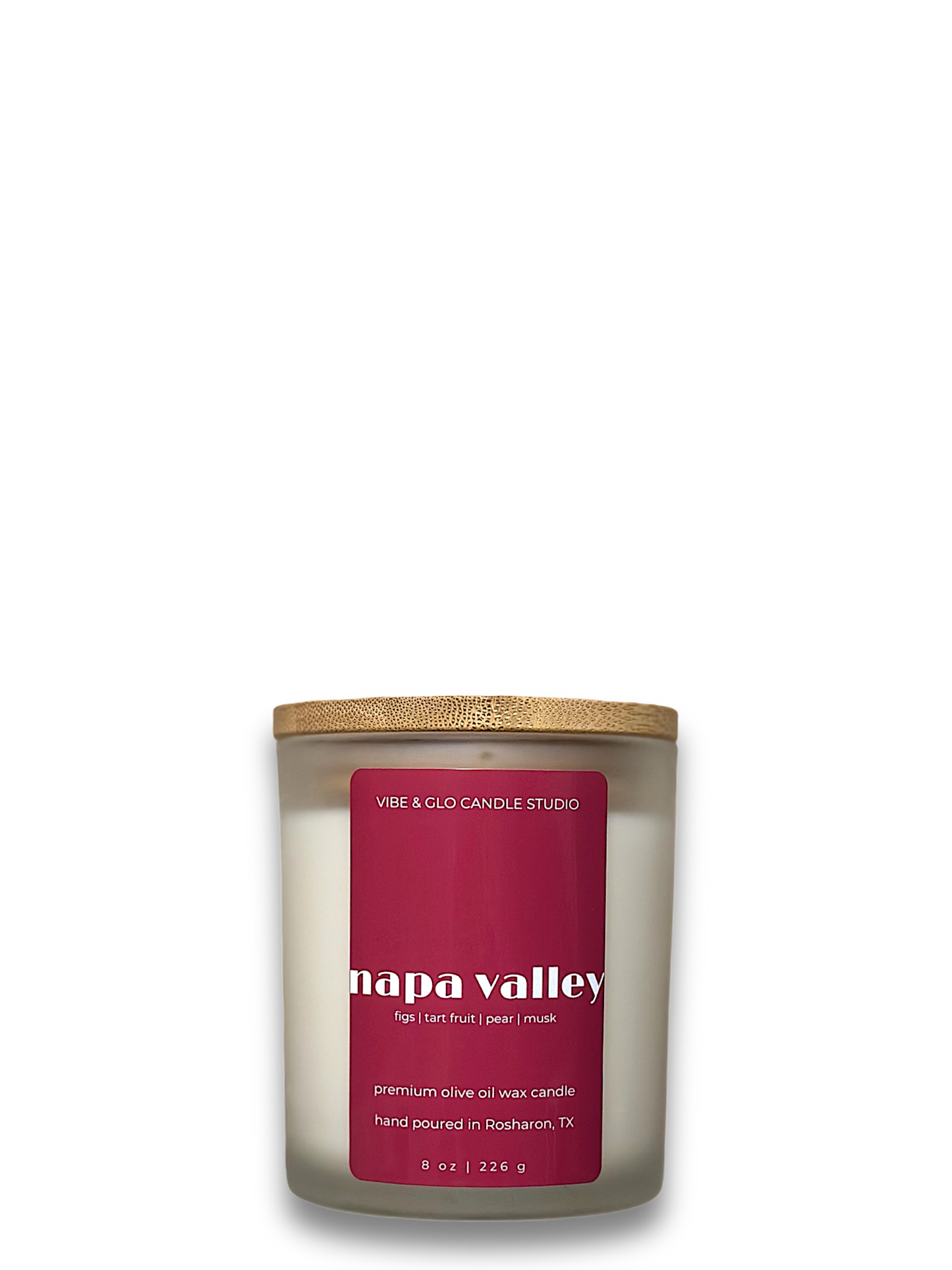 Napa Valley Wood Wick Candle | 8 oz