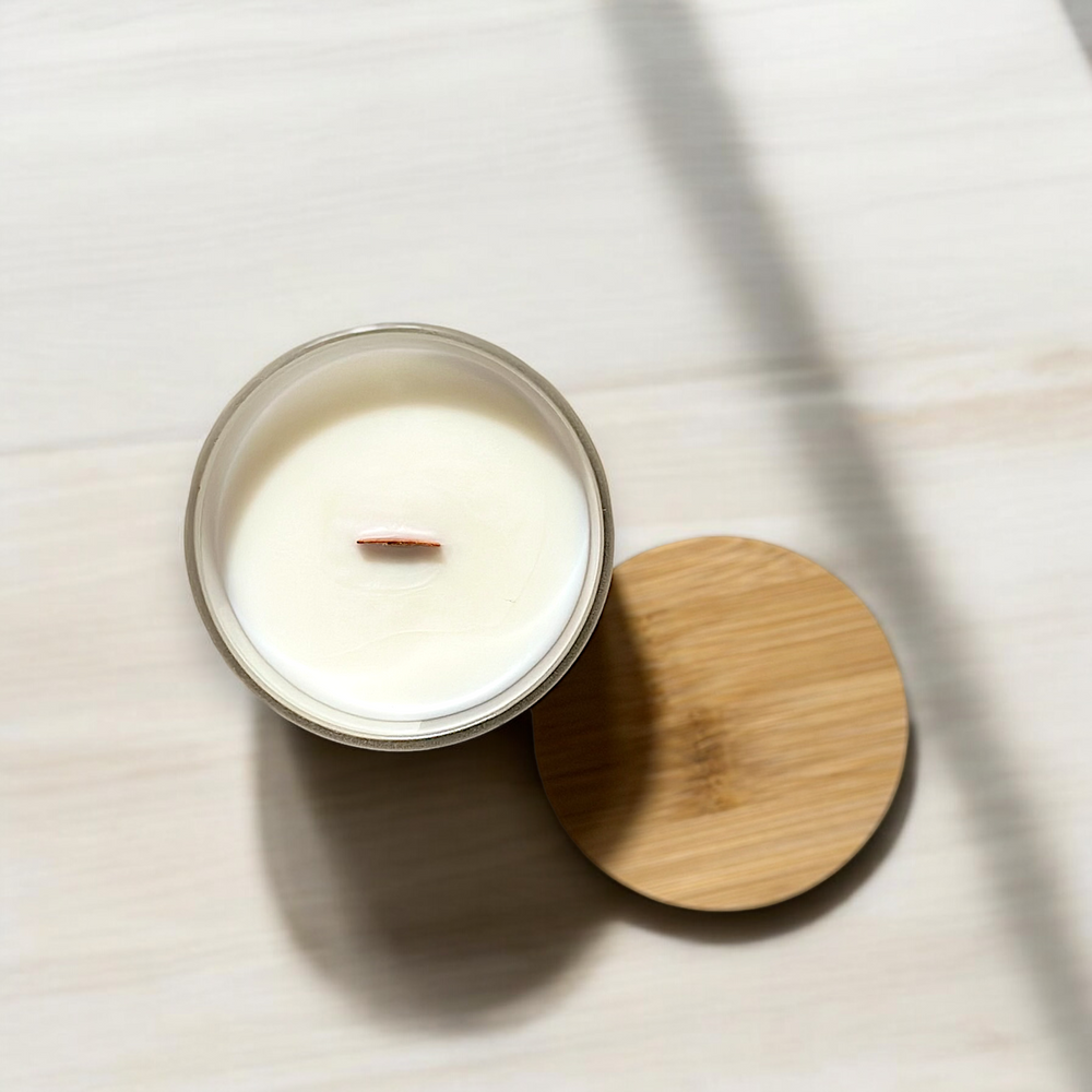 
                      
                        Woodland Mahogany Wood Wick Candle | 8 oz
                      
                    