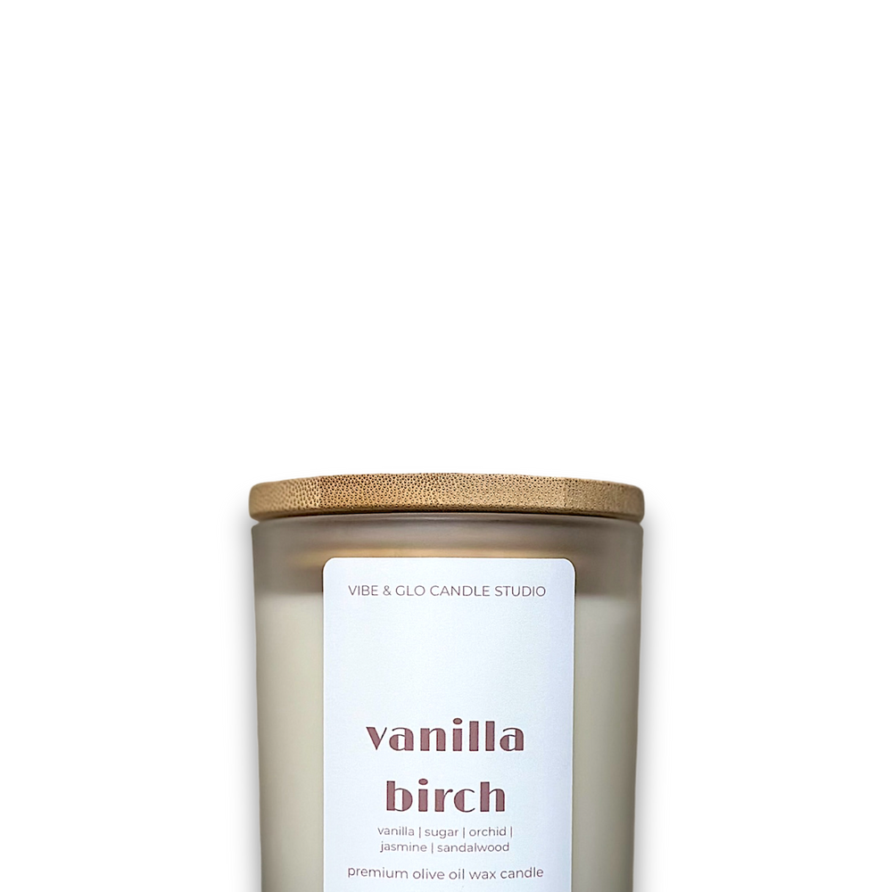 Vanilla Birch Wood Wick Candle | 8 oz