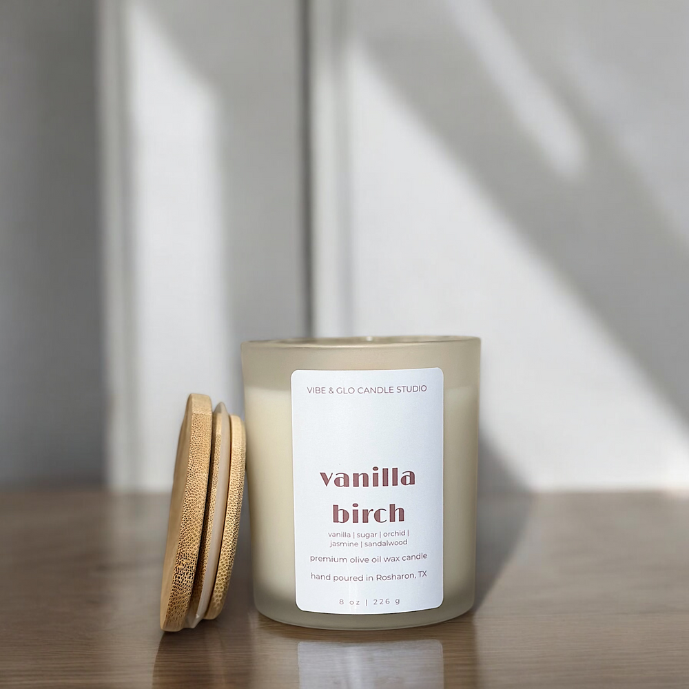 
                      
                        Vanilla Birch Wood Wick Candle | 8 oz
                      
                    