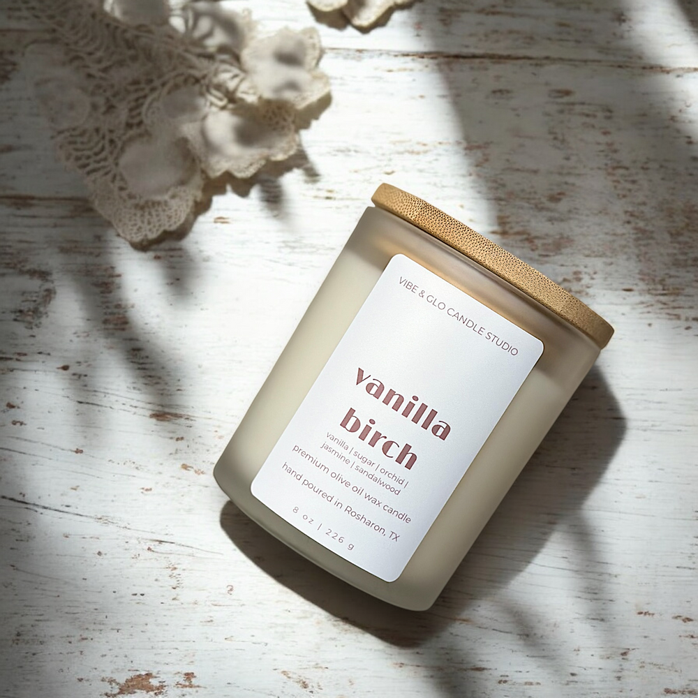 
                      
                        Vanilla Birch Wood Wick Candle | 8 oz
                      
                    