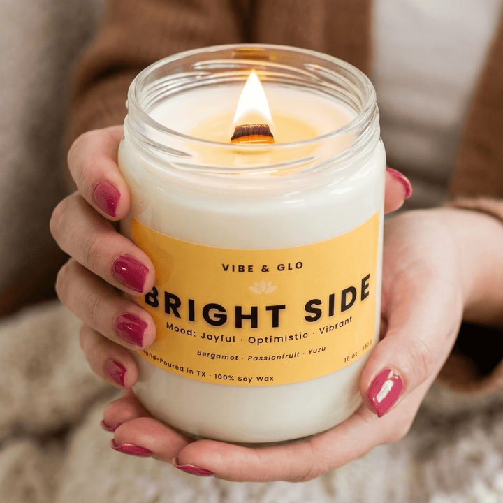 Bright Side – Yuzu & Bergamot Soy Candle - Vibe & Glo Candle Studio
