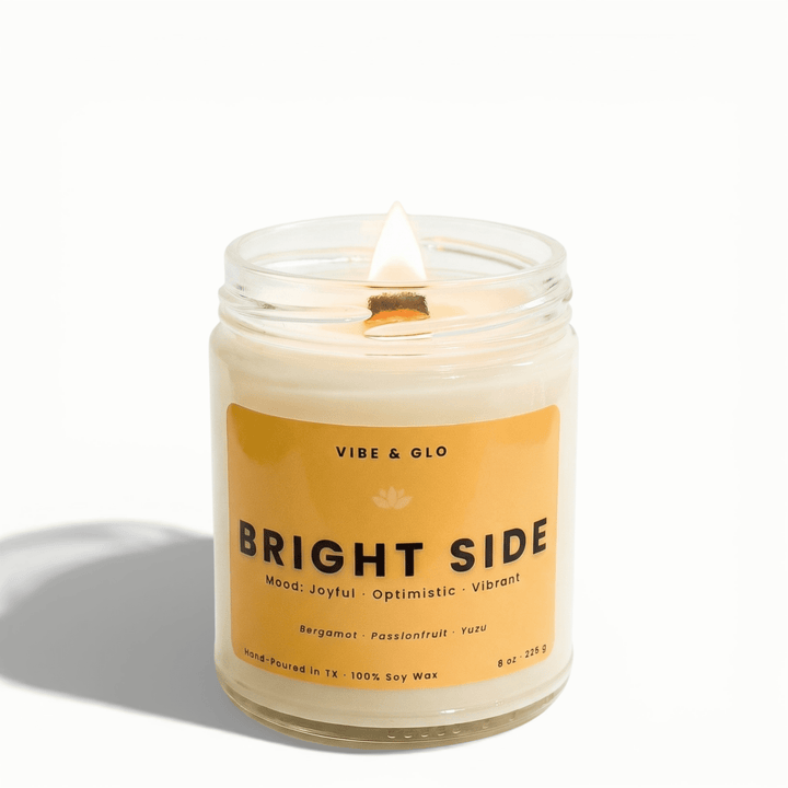 Bright Side – Yuzu & Bergamot Soy Candle - Vibe & Glo Candle Studio