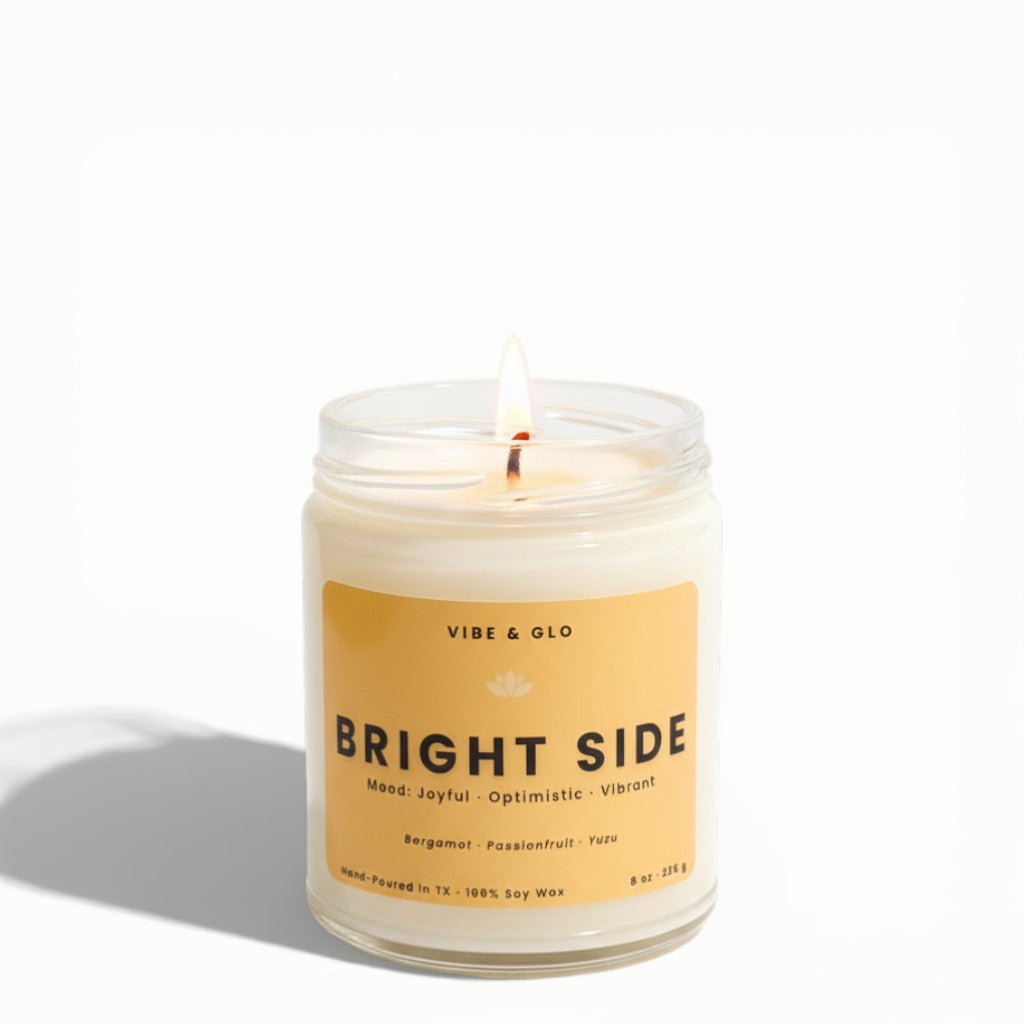 Bright Side – Yuzu & Bergamot Soy Candle - Vibe & Glo Candle Studio