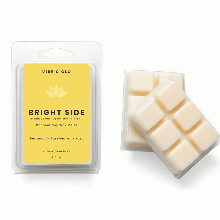 Bright Side – Yuzu & Bergamot Soy Wax Melts - Vibe & Glo Candle Studio