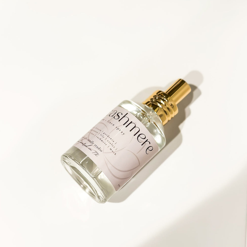 
                  
                    Cashmere Room & Linen Spray | 4 oz - Vibe & Glo Candle Studio
                  
                