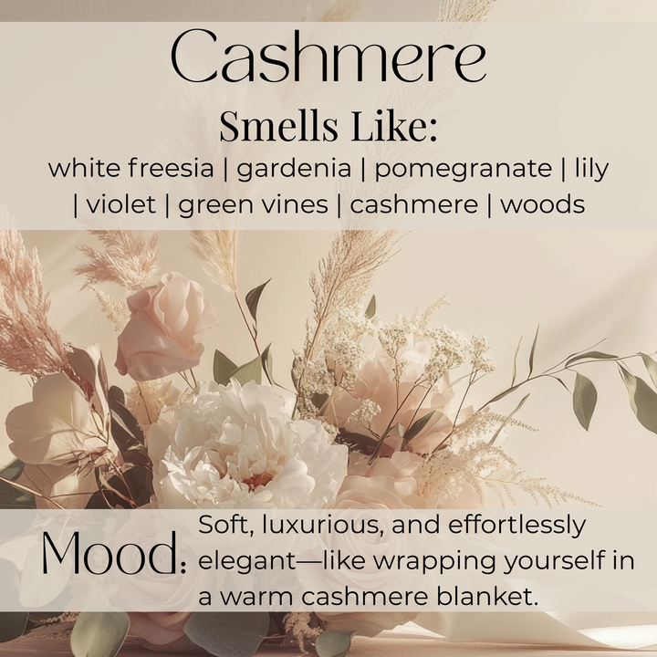 Cashmere Wooden Wick Candle