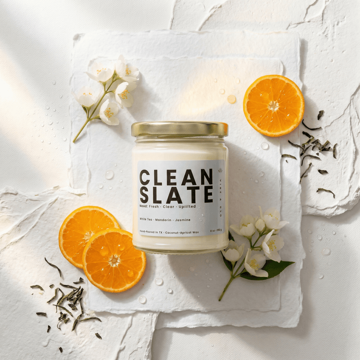 Clean Slate – White Tea & Jasmine Jar Candle
