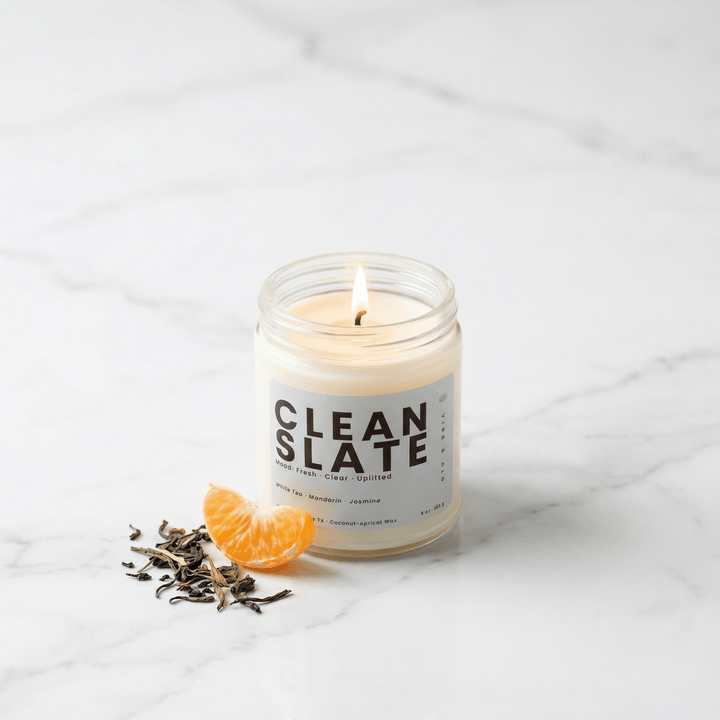 Clean Slate – White Tea & Jasmine Jar Candle