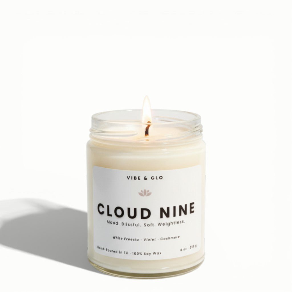 Cloud Nine – Cashmere Soy Candle - Vibe & Glo Candle Studio