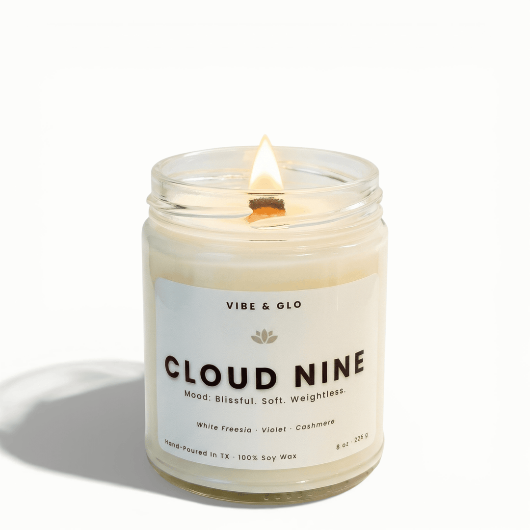 Cloud Nine – Cashmere Soy Candle - Vibe & Glo Candle Studio