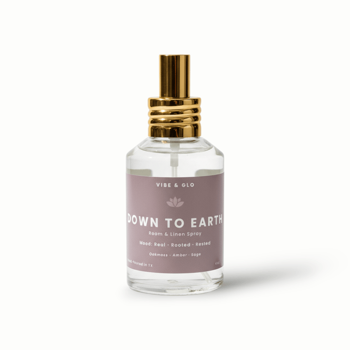 Down to Earth – Oakmoss & Sage Room Spray - Vibe & Glo Candle Studio