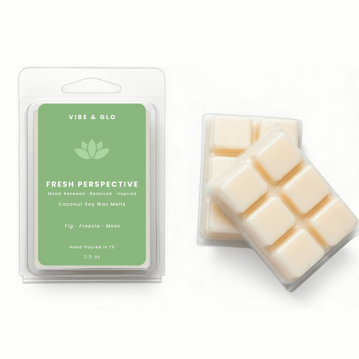 Fresh Perspective – Bamboo & Jasmine Soy Wax Melts - Vibe & Glo Candle Studio