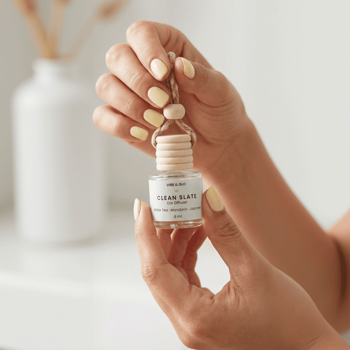 Hanging Car Diffuser | Non - Toxic Car Freshener - Vibe & Glo Candle Studio