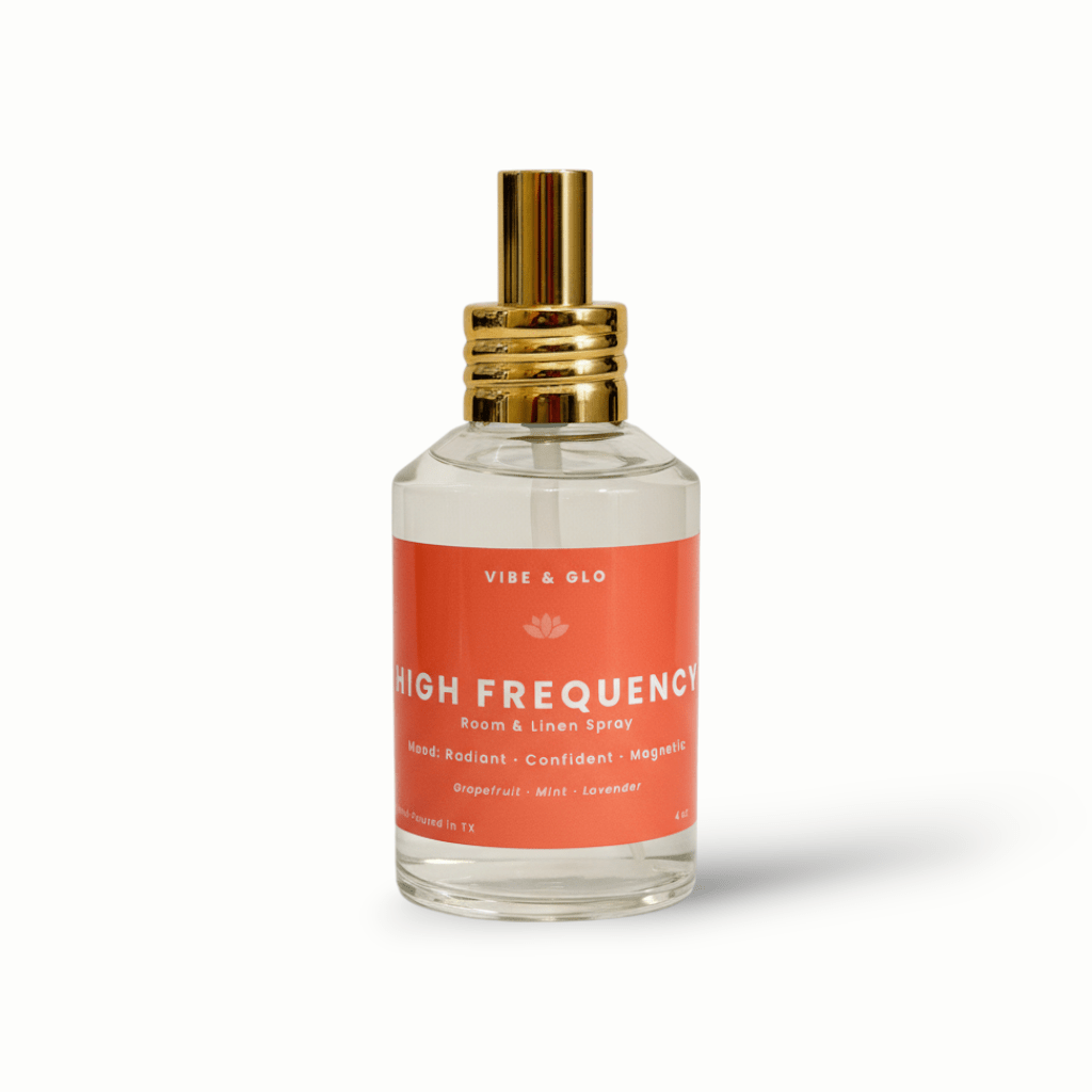 High Frequency – Grapefruit & Mint Room Spray - Vibe & Glo Candle Studio