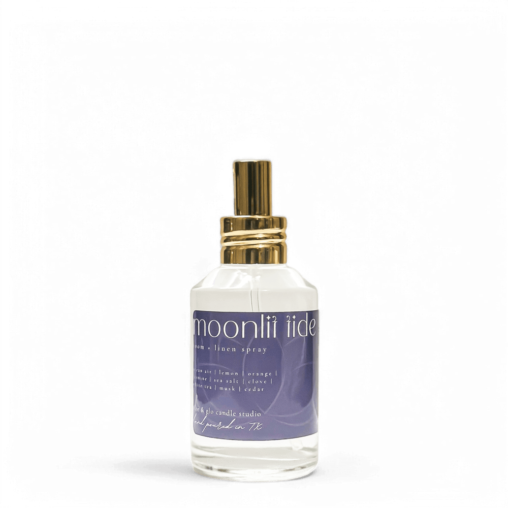 
                  
                    Moonlit Tide Room + Linen Spray - Vibe & Glo Candle Studio
                  
                