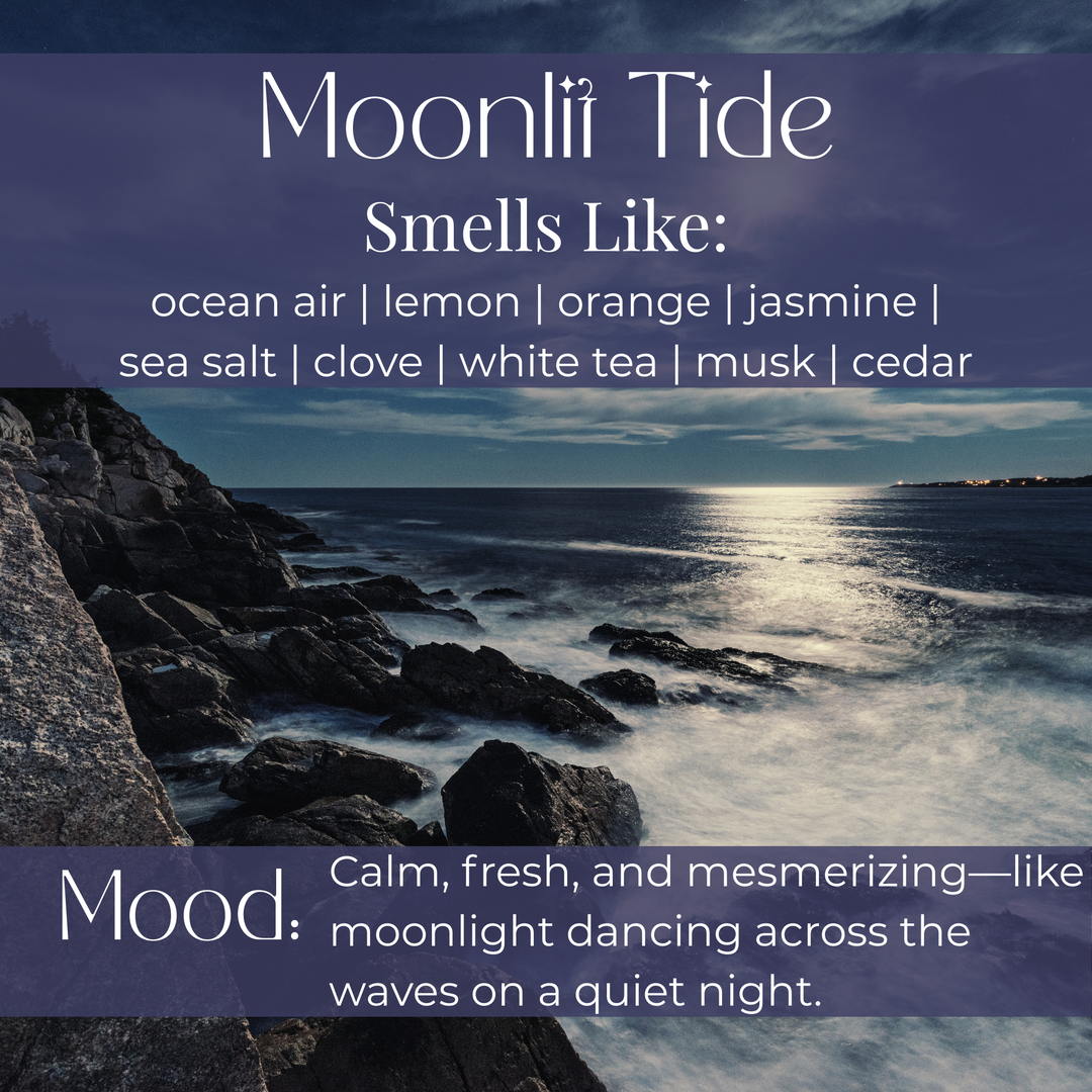 Moonlit Tide Wooden Wick Candle