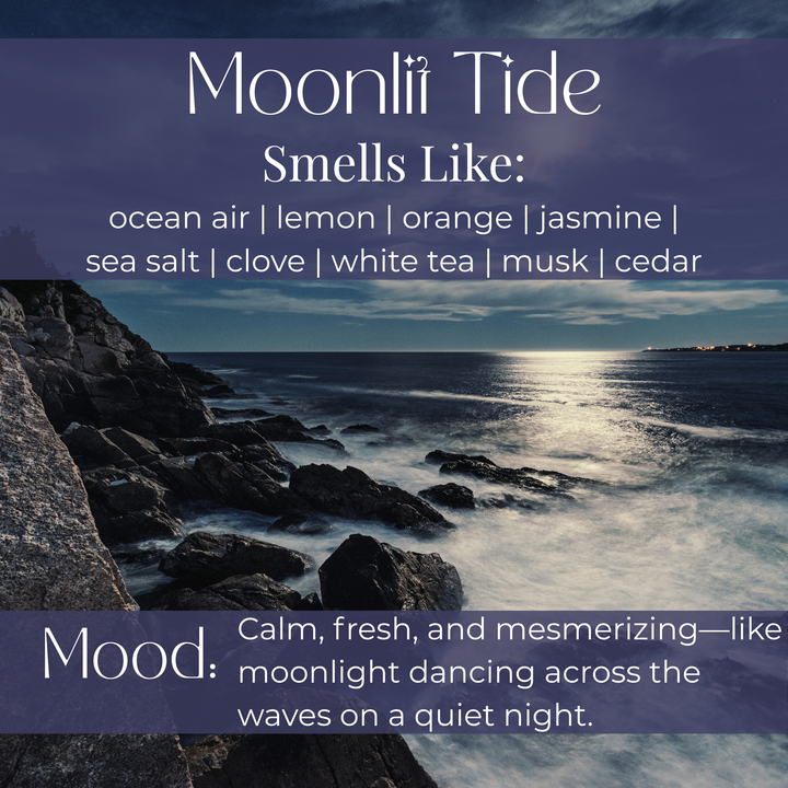 Moonlit Tide Wooden Wick Candle
