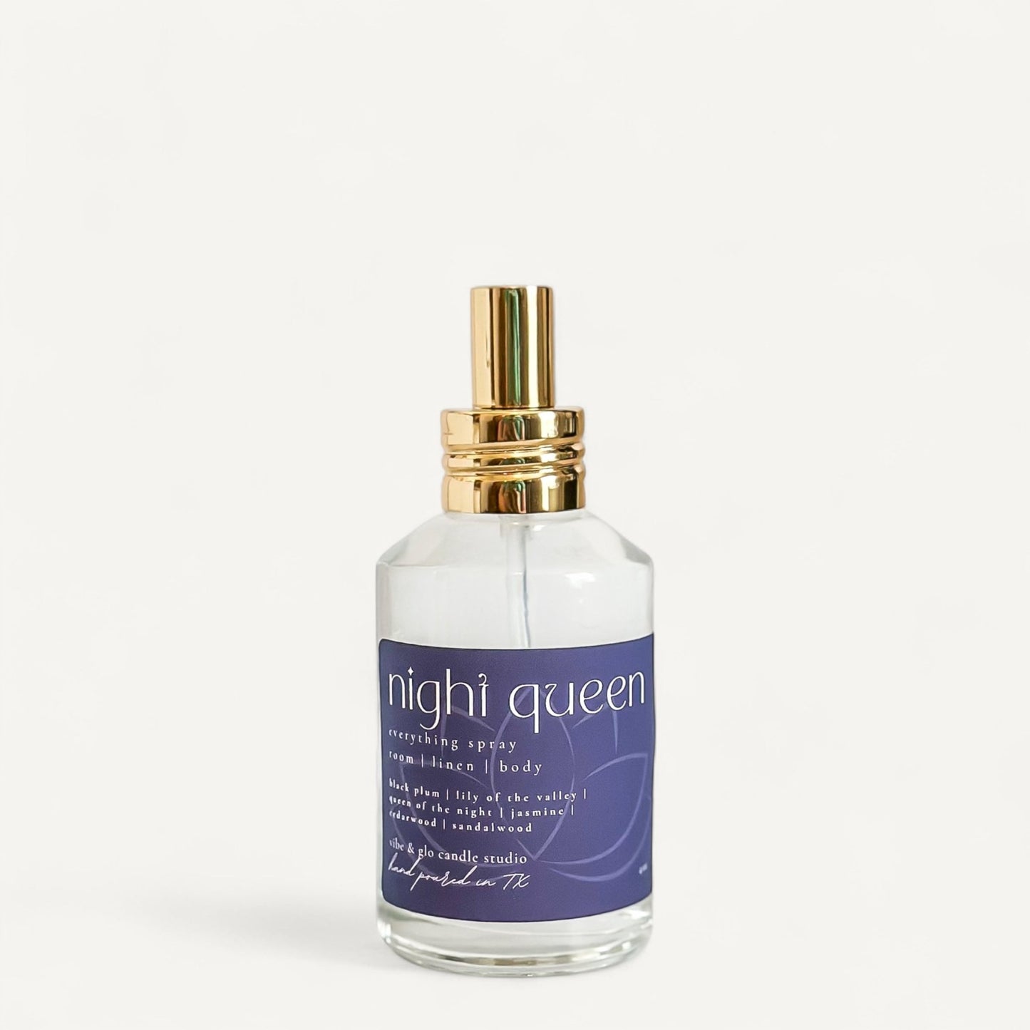 Night Queen – Room + Linen + Body Spray - Vibe & Glo Candle Studio