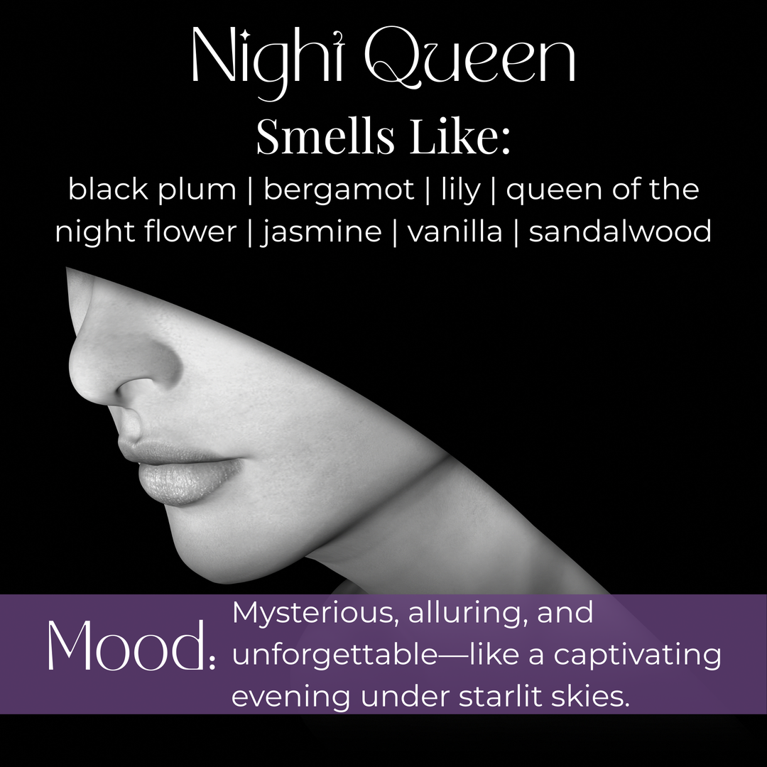 Night Queen Wooden Wick Candle
