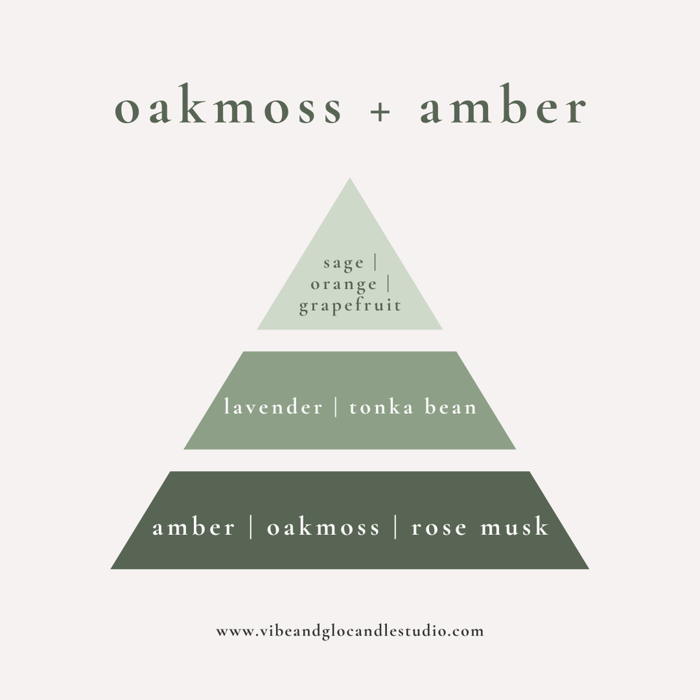 
                  
                    Oakmoss + Amber Coconut Soy Candle - Vibe & Glo Candle Studio
                  
                