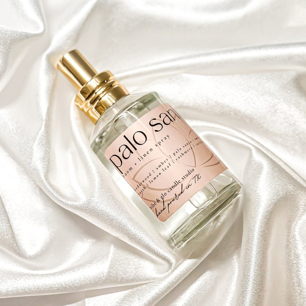 
                  
                    Palo Santo Room + Linen Spray - Vibe & Glo Candle Studio
                  
                