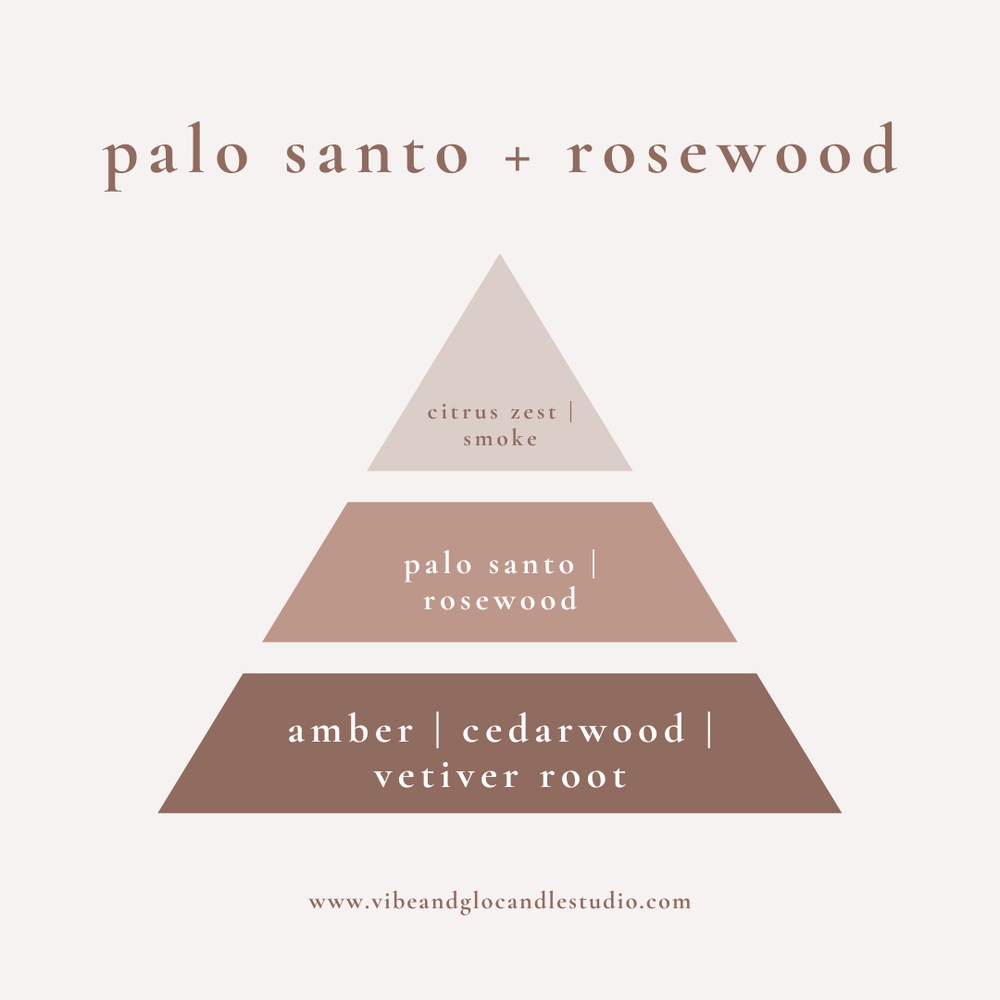 
                  
                    Palo Santo + Rosewood Coconut Soy Candle - Vibe & Glo Candle Studio
                  
                
