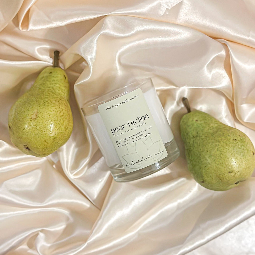 
                  
                    Pearfection Coconut Soy Candle - Vibe & Glo Candle Studio
                  
                