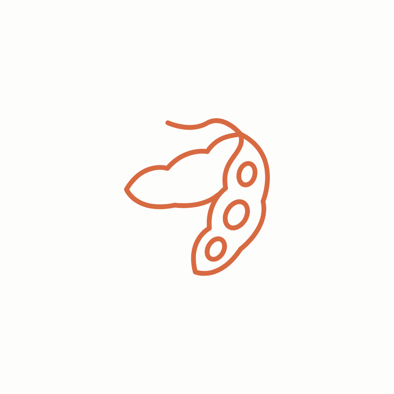 Premium natural soy wax blend used in clean burning candles