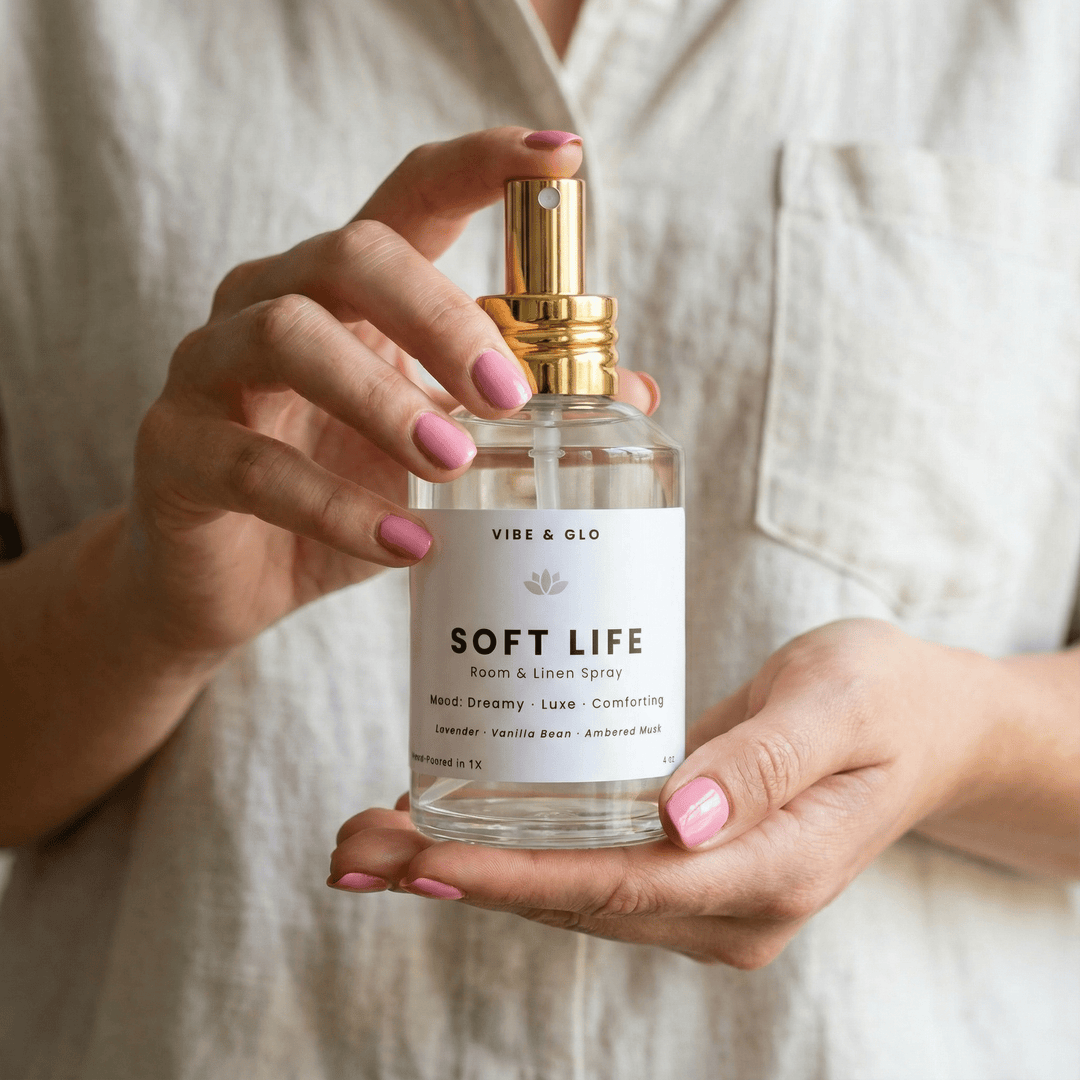 Soft Life - Lavender & Vanilla Room Spray - Vibe & Glo Candle Studio