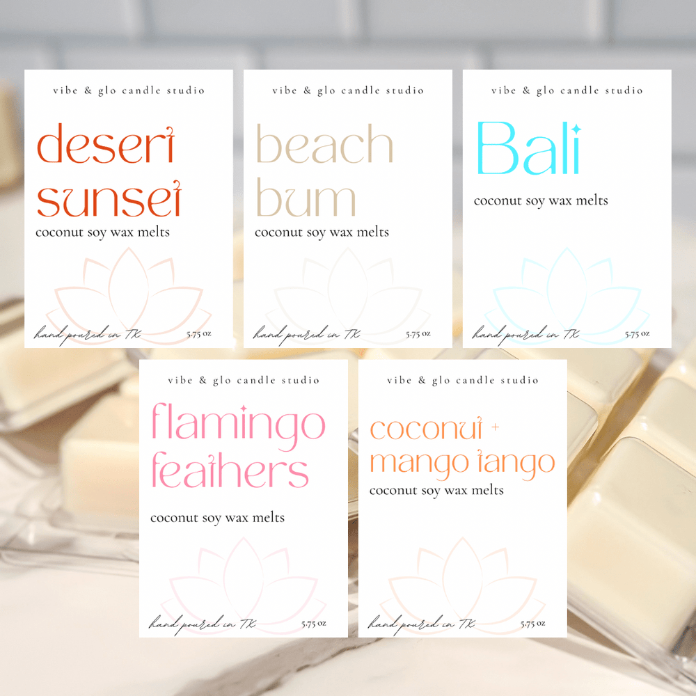 Summer Jumbo Wax Melts - Vibe & Glo Candle Studio