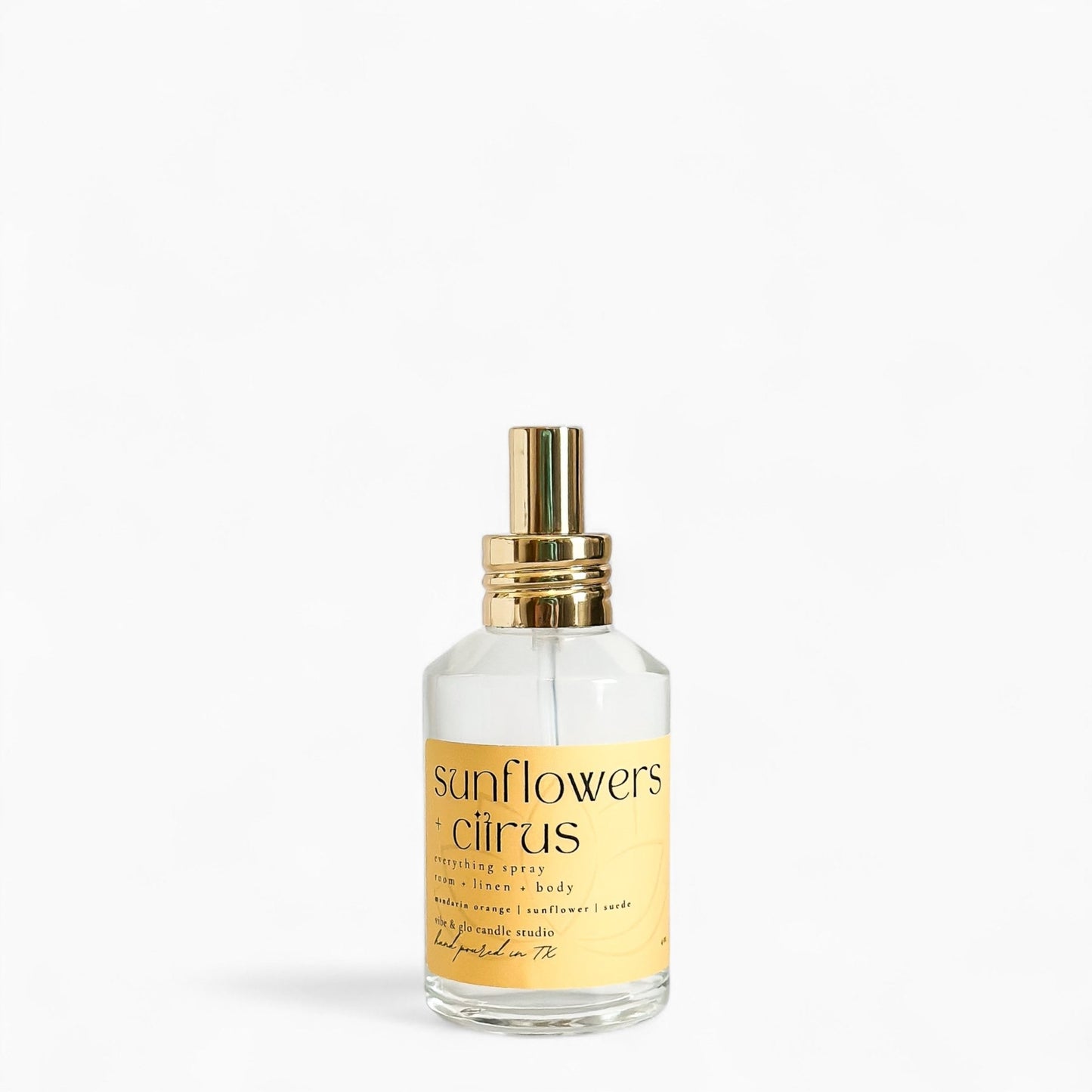 Sunflowers + Citrus – Room + Linen + Body Spray - Vibe & Glo Candle Studio