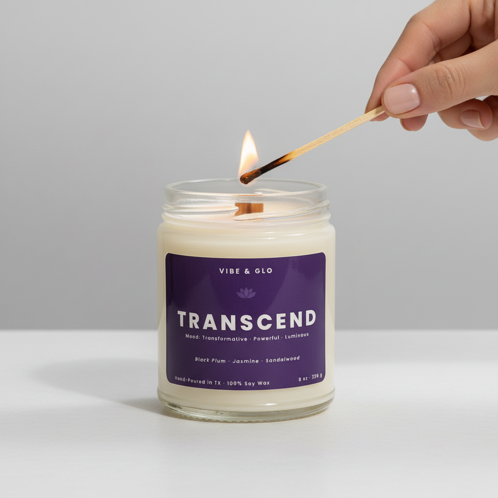 Elevated Floral Candle Bundle – Transcend + Cloud Nine | 8oz Soy Wax Candles