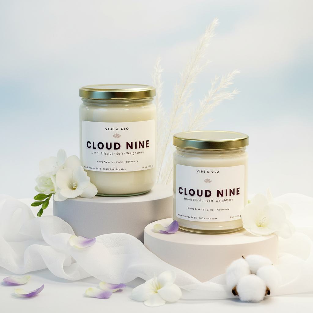 Cloud Nine Candle | White Freesia, Violet, Cashmere Scent