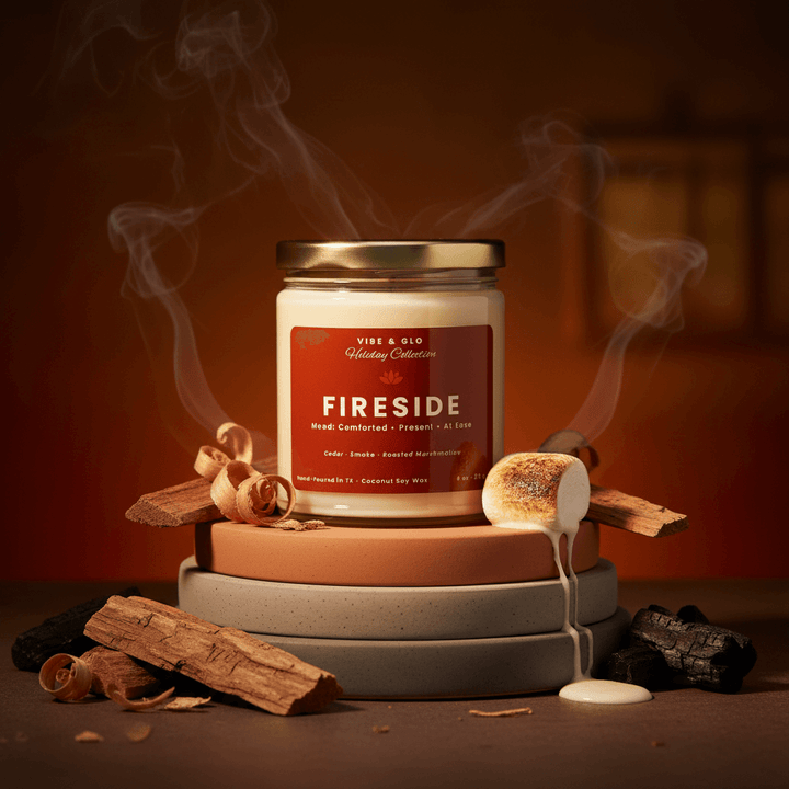 Fireside Candle | Cedar, Smoke, Roasted Marshmallow Scent