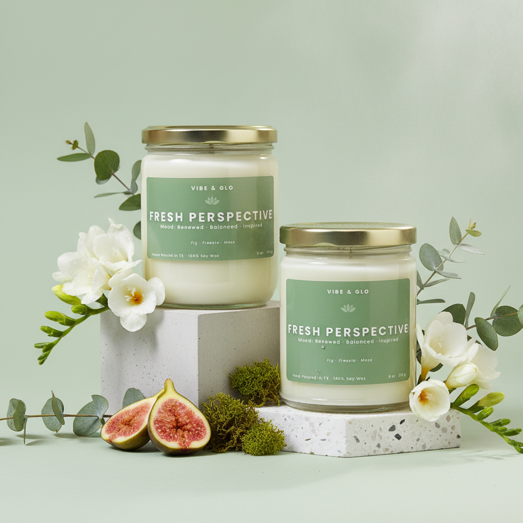 Fresh Perspective Candle | Freesia, Fig, Moss Scent