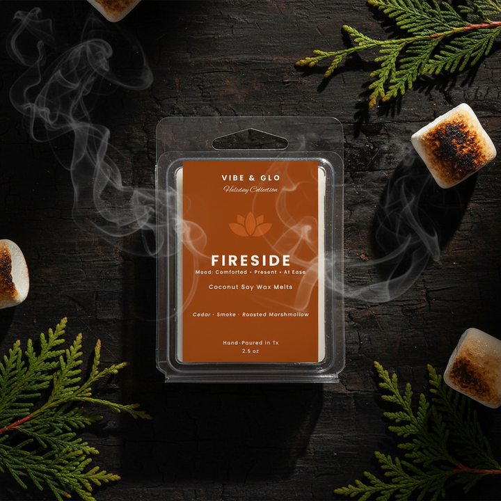 Fireside Wax Melts | Cedar, Smoke, Roasted Marshmallow Scent